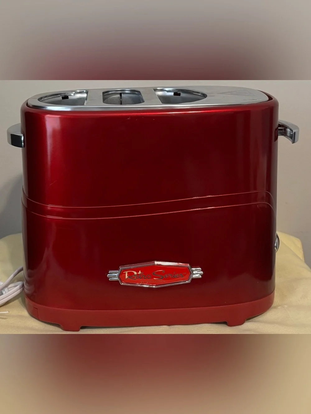 Retro Series Toaster / Hot Dog cooker / Bun Toaster RED